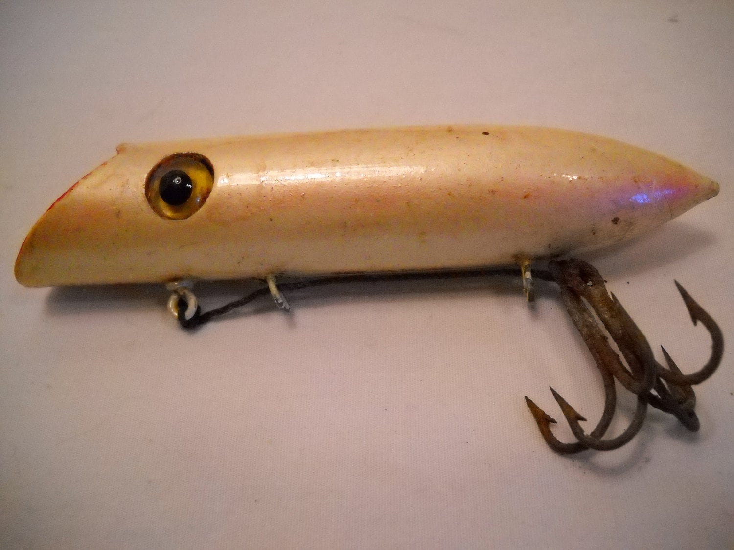 Vintage Martin Salmon Plug Fishing Lure Wood by SeaPillowTreasures