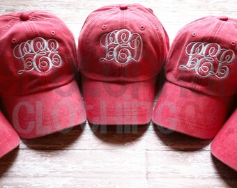 Monogrammed Baseball Hat