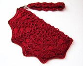 Scarlet Red Shell Clutch