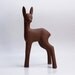 Ceramic Tall Deer Sculpture - Karlsruhe 60s