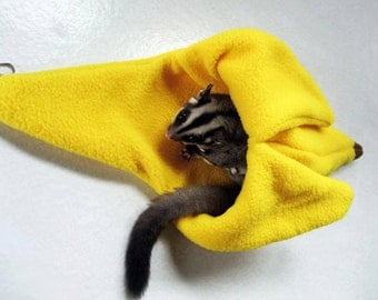 Sugar glider banana cage pouch