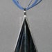 Blue Tigerseye Sterling Silver Pendant, ON SALE