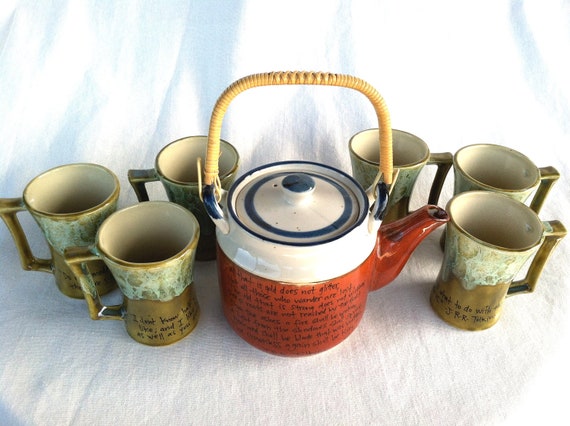 lord of the rings tea set