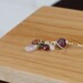 ON SALE - 40% off - Pink gemstone cluster necklace
