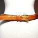 Vintage Coach Brown Leather High Waisted Belt Womens S/M