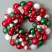 SPEARMINT PEPPERMINT 2 CHRISTMAS Ornament Wreath