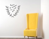 Home Is Wherever I'm WIth You Vinyl Decal - Large