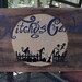 WITCHES GARDEN PRIMITIVE Halloween Sign