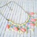 Citrus Beads Statement Necklace Handmade Fashion by RetroRevivalBoutique