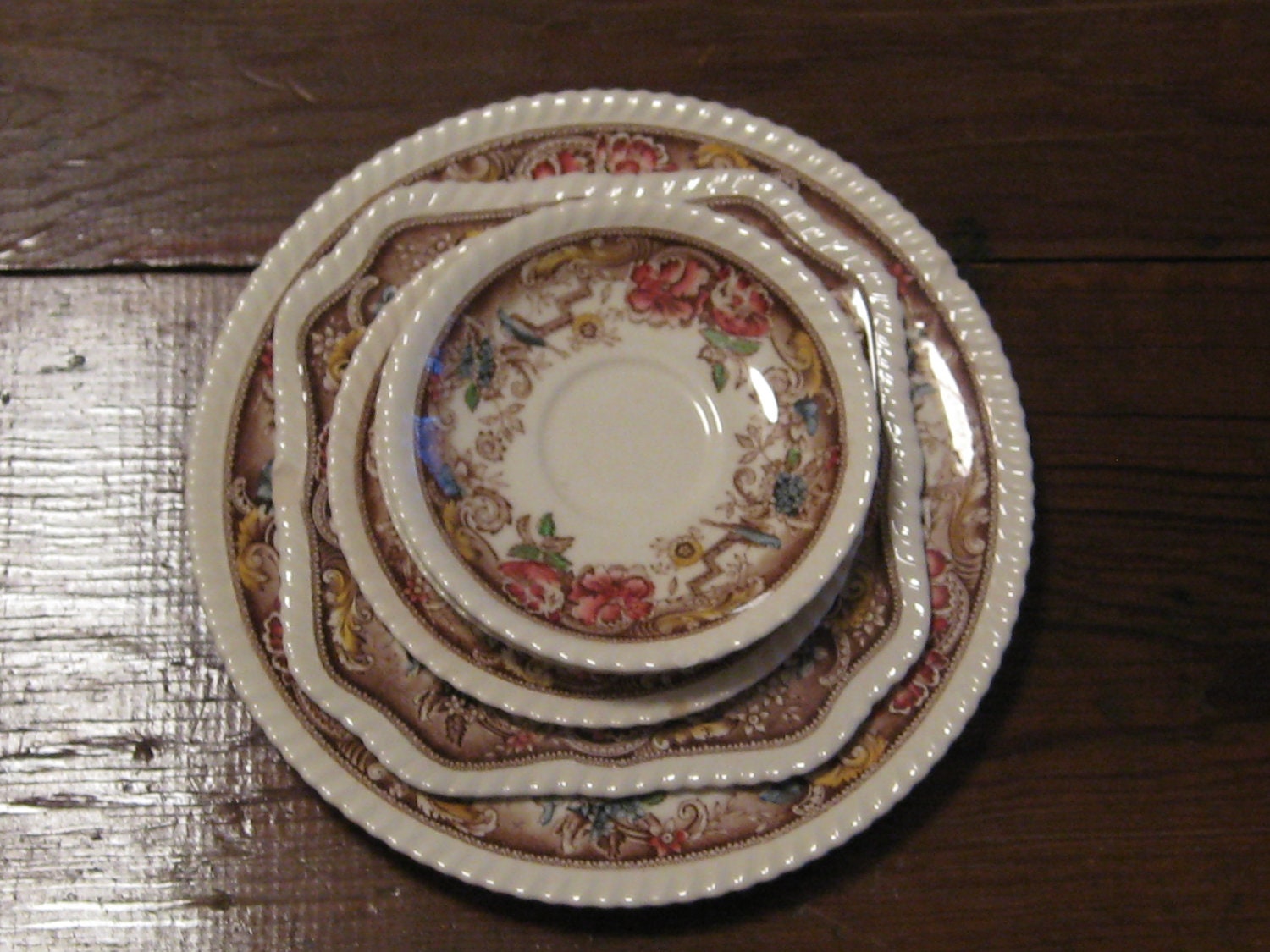 Johnson Brothers Devonshire China Chippy China Brown