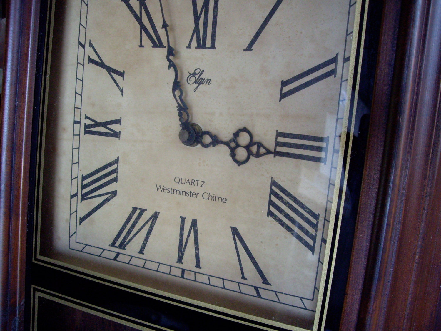 Vintage wall clock Elgin Westminster Chime 1965