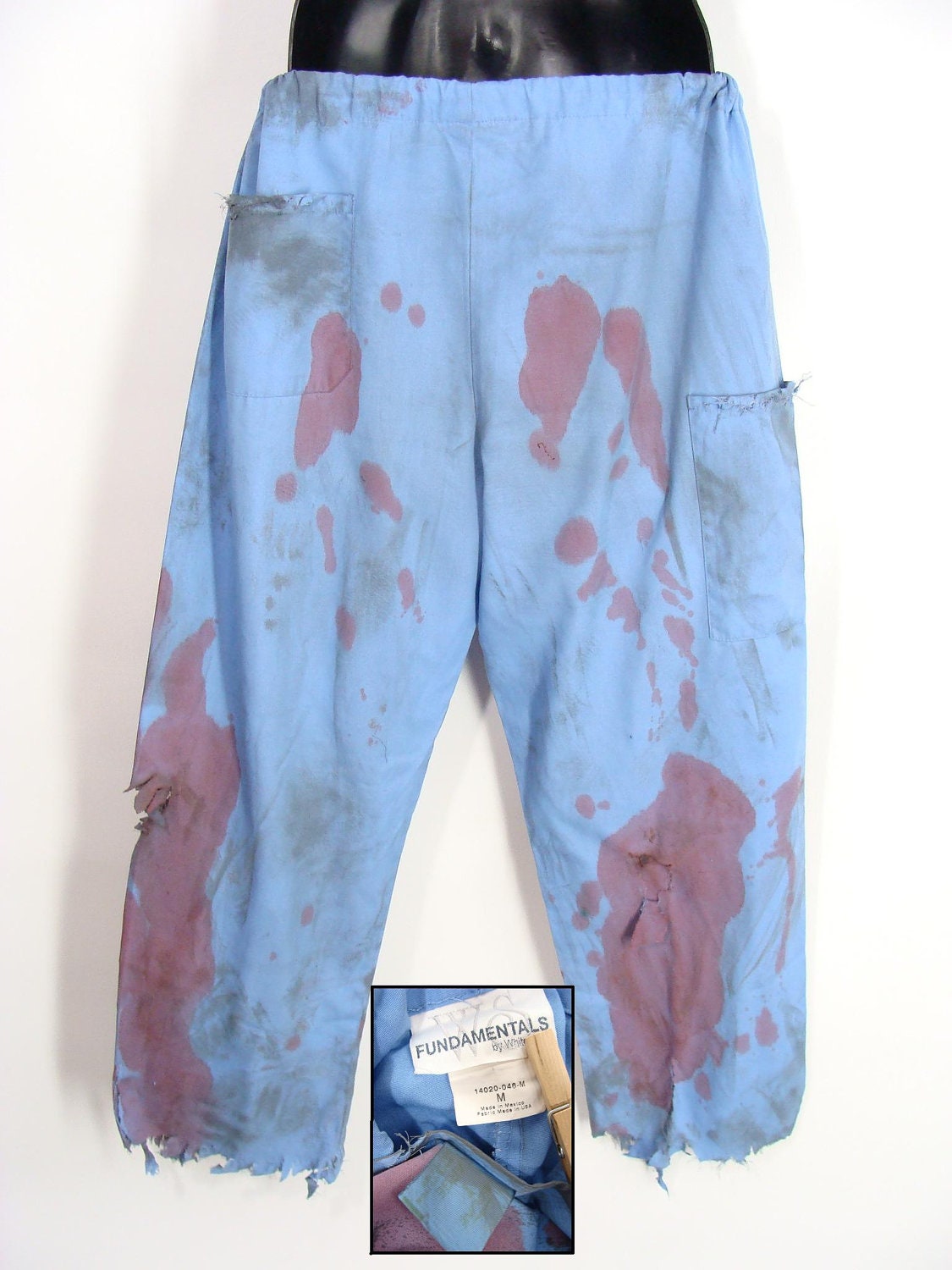 Custom Made Bloody Dr Surgeon Nurse Scrubs Zombie Halloween