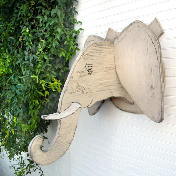 Items similar to Wooden Elephant Kids Room Decor 3D Wall Decor Elephant Decor Jungle Safari on Etsy
