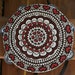 Henna Heart Mandala Tambourine, intricate heart pattern -SALE-