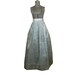 Vintage 1950s Skirt - Dorothy McNab Full Length Party Prom Ice Blue Chiffon Organza 50s - Large