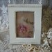 Shabby French Country style Frame wood Embossed Trim 5 x 7 picture