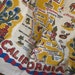 Vintage California Apron Cactus Cloth Colorful 1950s