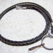 Unisex, Braided Leather 3mm, Id Lanyard, Brown 36" by Eyewearglamour on Etsy