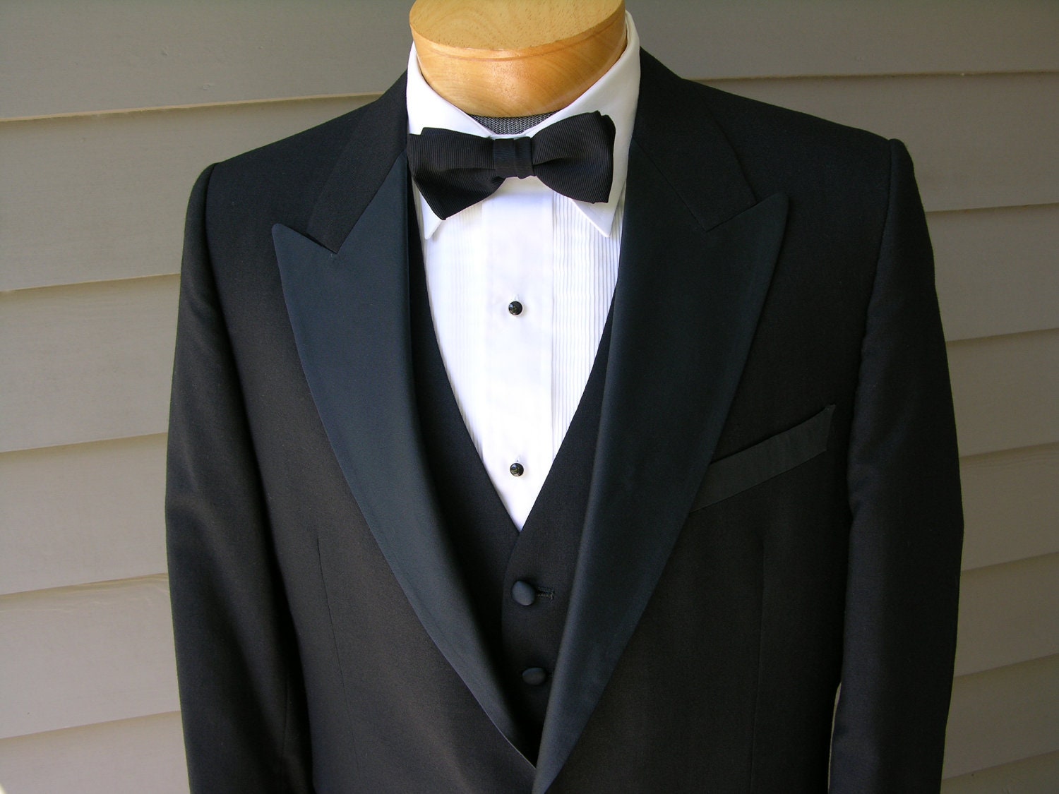 vintage 1980's Men's Tuxedo Jacket / Vest set.