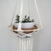 70s Macrame hanging planter