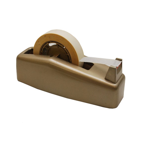 Gold Metal Tape Dispenser / Industrial Office Supplies