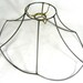 Lamp Shade Wire Frame Scallop Oval Bell Made NY