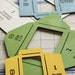 Retro Wooden Envelope Template Set of 4
