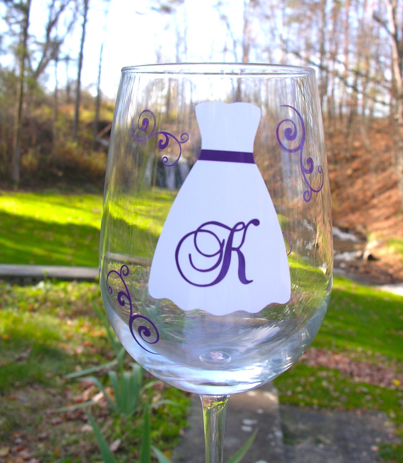 Bride Wine Glass 1 Glass For Bridal Gift Engagement Or   Il Fullxfull.393120888 8d92 