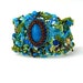 RESERVED FOR Hanaa - Blue and green Beaded bracelet