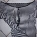 Steampunk Deiselpunk Womens Victorian Civil War Style Black and White Striped Blouse Camisole size Large/XL
