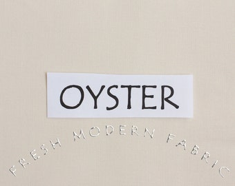 One Yard Oyster Kona Cotton Solid Fabric from Robert Kaufman, K001-1268