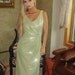 Ginger Grant Sequin Starlet Dress/ Marylin Monroe/Carrie Underwood/ hand sewn OOAK/1950s Couture Cocktail Gown/Layered front panel