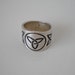 Vintage Sterling Celtic Mens Ring Size 10.5