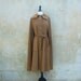 1950's Sherlock Holmes camel cape/coat - 50's wool cape - medium