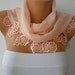 Salmon Scarf Spring Scarf - Cotton Scarf - Cowl Bridesmaid Gift Women Fashion Accessories