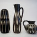 3 Vintage Piesche and Reif Vases 1950