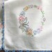 Vintage Hand Embroidered Dresser Scarf or Table Runner Hand Crocheted Lace Rectanagular