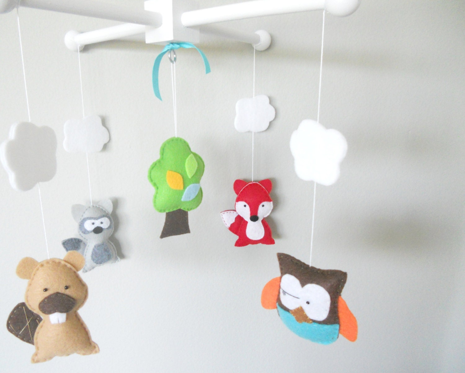 Baby Crib MobileForest Friends N.2 Crib MobileCustom Made