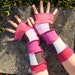Fingerless Gloves - Eccentric Arm warmers - OOAK - Ready To Ship
