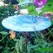 Victorian garden, BIRD BATH, stained glass, Robin's Egg Blue, Home Decor, Bird Feeder, housewares, copper garden