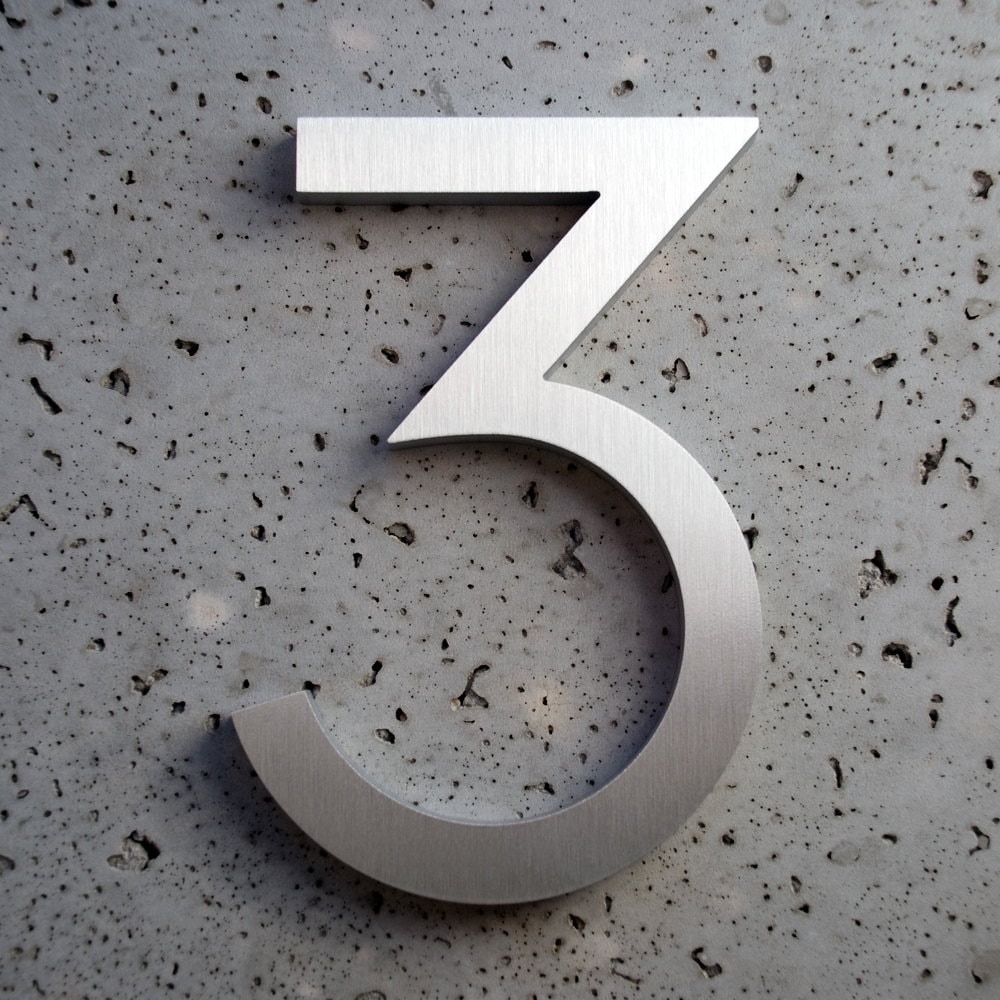 modern house numbers