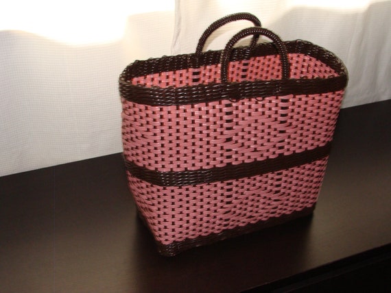 plastic basket bag