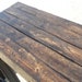 unique floating Ledge shelf dark walnut 46" across