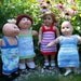 CLEARANCE -- Knit Sun Dress for 15 and 18 Inch Dolls - American Girl, Bitty Baby, Cabbage Patch, Preemie, Girlz and Gotz Dolls