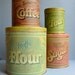 Retro Litho Advertising Tins - Set of 4