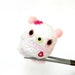Amigurumi crocheted stuff animal toy doll - Chubby pink panda MochiQtie crochet Amigurumi