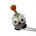 Amigurumi toy - ThinkTank Robot MochiQtie - crocheted stuffed mini toy doll
