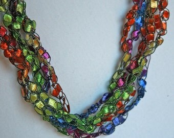 Confetti - Crocheted Necklace