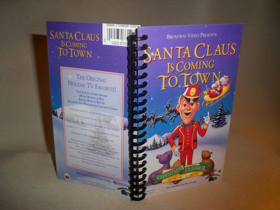Santa Claus Is Coming To Town VHS Notebook