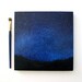 Reserved for Chris - Night Sky Oil Painting